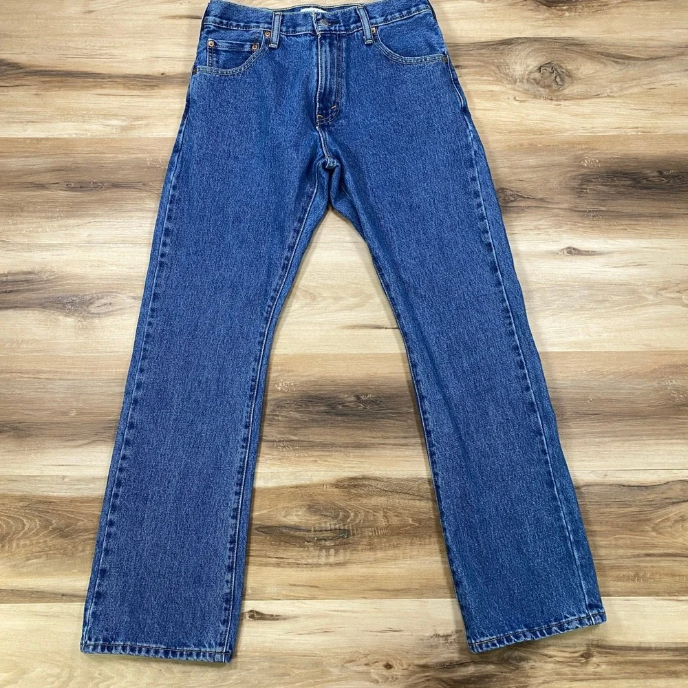 Levi's 517 Bootcut Jeans Mens 30x30 Heritage 100% Cotton Classic Blue Denim